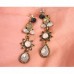 Shiny Pear Drop Earrings